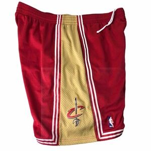 Cleveland Cavaliers Men 3XL Swingman Shorts 2003-04 Wine Gold Road Mitchell Ness